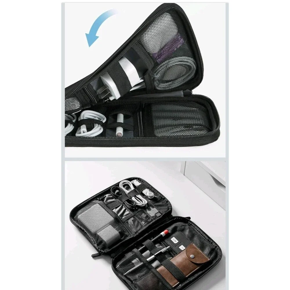 BAGSMART Electronics Organizer Travel Case, Small Cable Organizer Bag, NWT